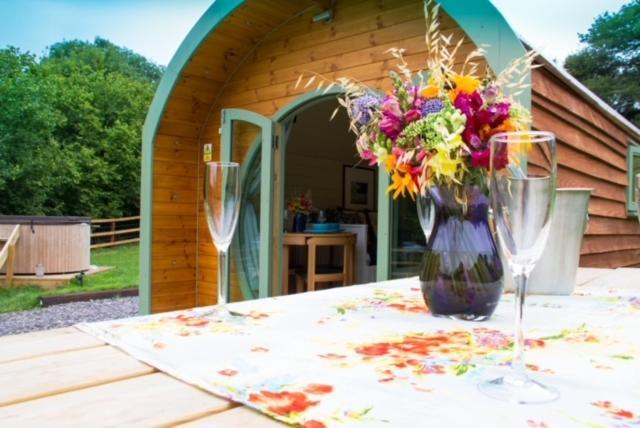 Hidden Wood Glamping And The Hideaway Cabin วอร์มินสเตอร์ ภายนอก รูปภาพ